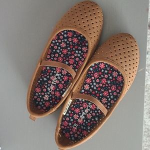 Carter's brown ballerina shoes